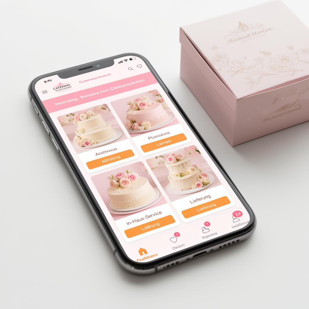 Vorschau des EasyShopApp Kundenshops auf dem Smartphone